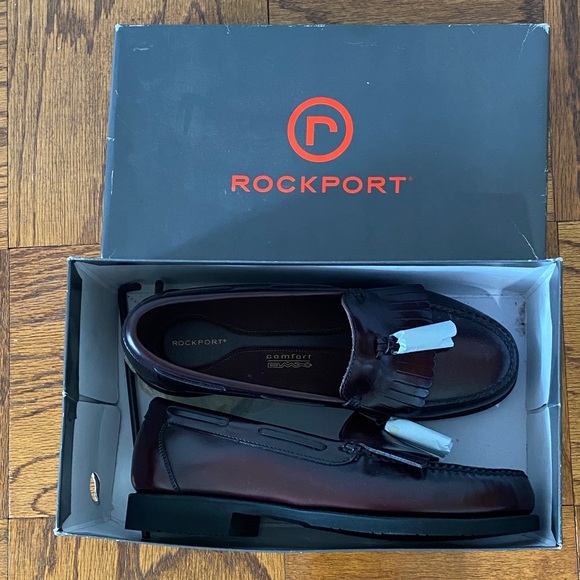 NWT Rockport Burgundy Tassel Loafers main image 5